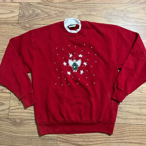 Vintage Christmas Sweatshirt Large